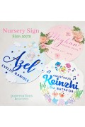 Greeting Sign / Nursery Sign